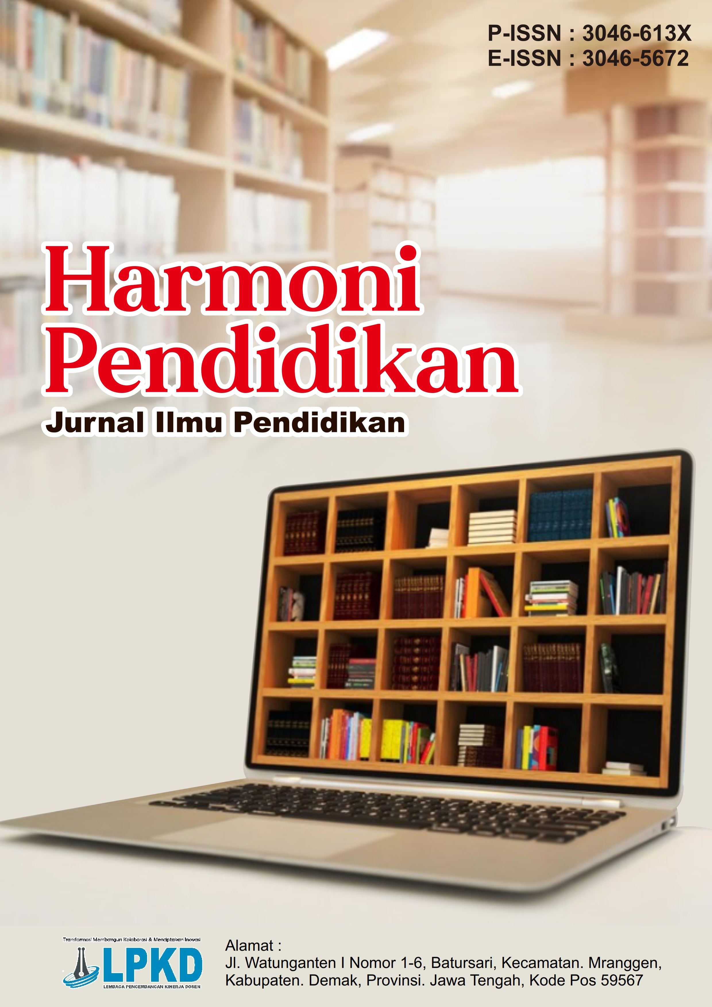 					View Vol. 3 No. 1 (2026): Harmoni Pendidikan : Jurnal Ilmu Pendidikan
				
